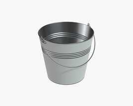 Metal Bucket 3D model