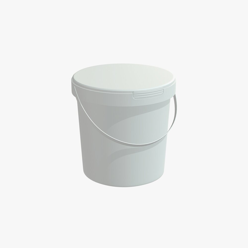 Paint Bucket 01 3D model