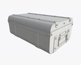 Metal Suitcase Trunk With Lock 3Dモデル