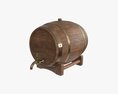 Wooden Barrel For Beer 01 Modelo 3D