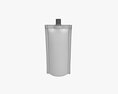 Blank Pouch Bag With Top Spout Lid Mock Up 06 3D-Modell
