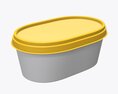 Margarin Oval Package 01 Modelo 3D