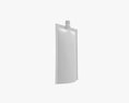 Blank Pouch Bag With Top Spout Lid Mock Up 05 3d model