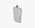 Blank Pouch Bag With Top Spout Lid Mock Up 01 3D模型
