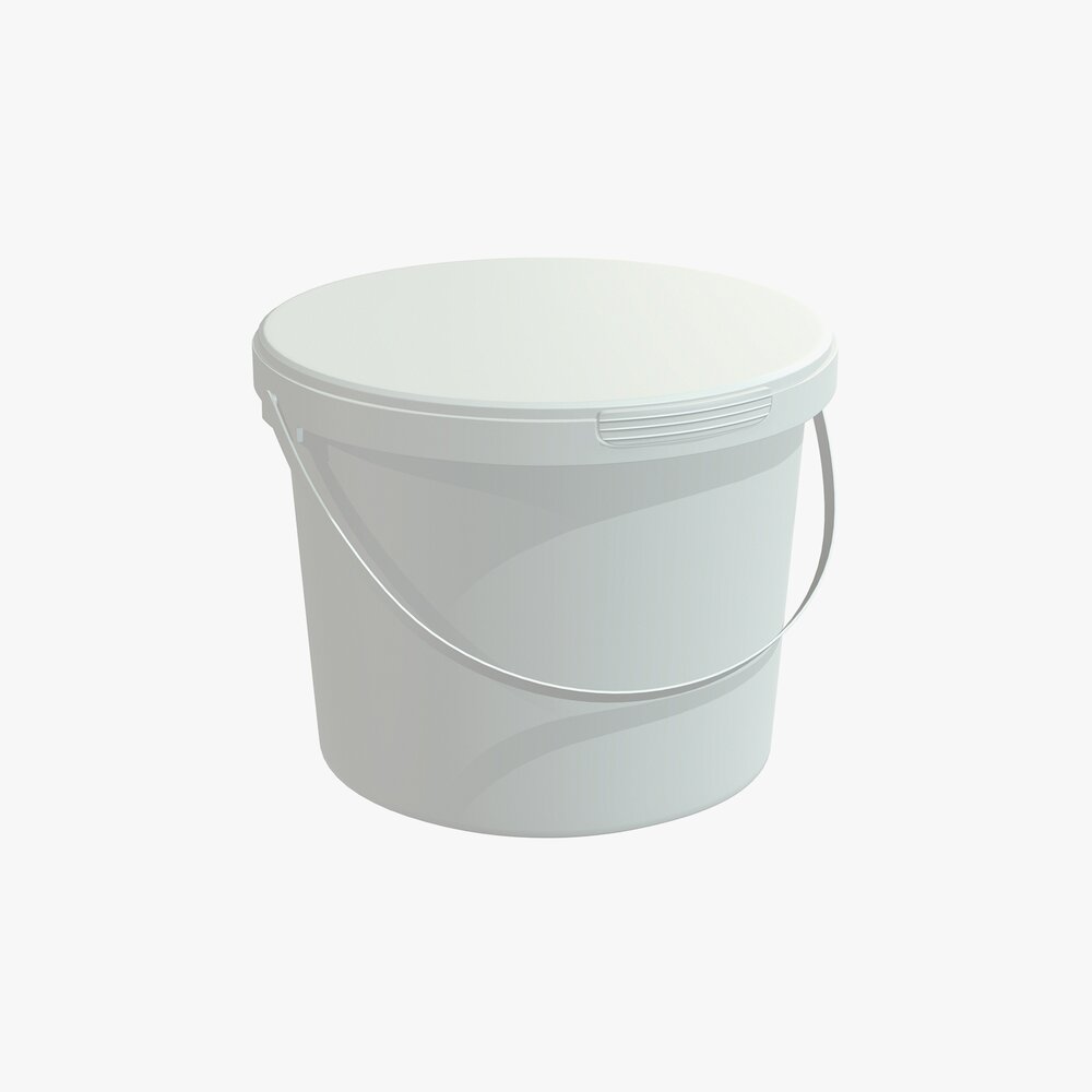 Paint Bucket 02 3D model