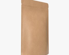 Craft Paper Pouch Bag 02 3D-Modell