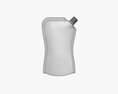 Blank Pouch Bag With Corner Spout Lid Mock Up 05 3D модель