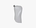 Blank Pouch Bag With Corner Spout Lid Mock Up 05 3D-Modell
