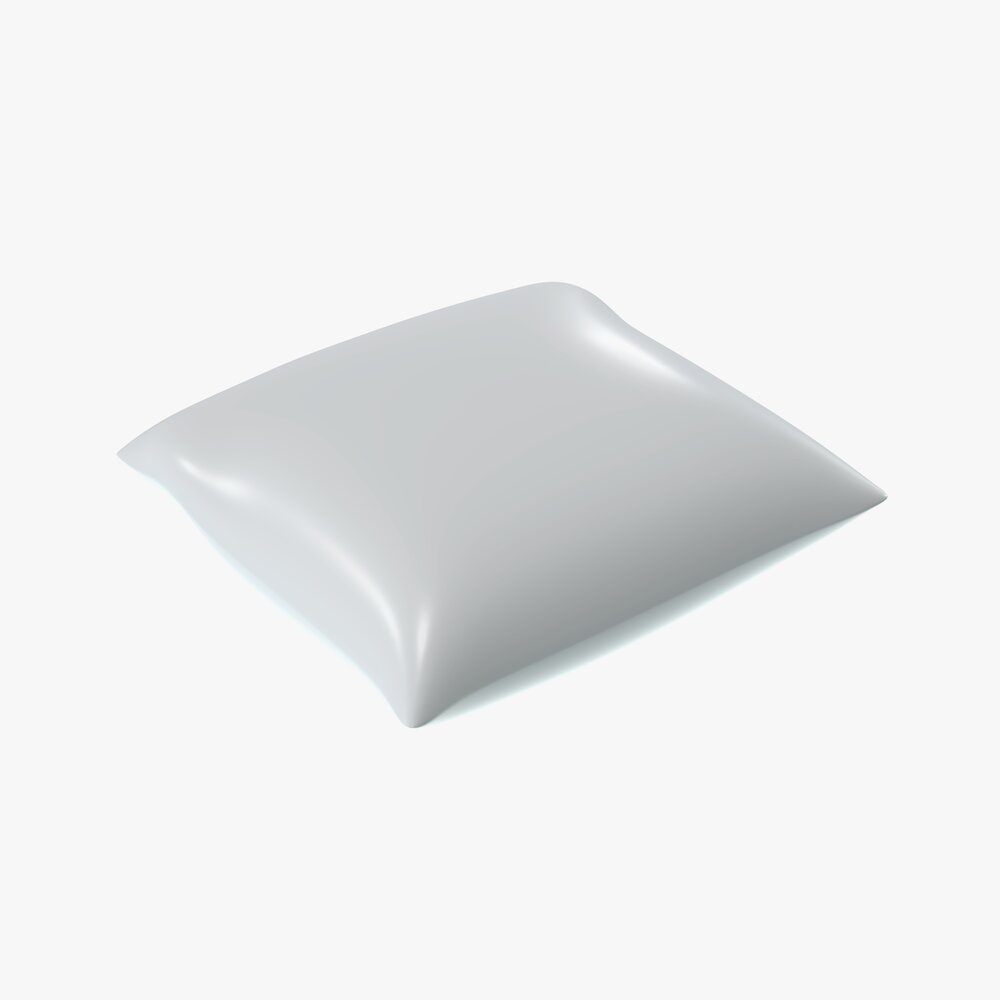 Blank Mayonnaise Bag Mock Up Modèle 3D
