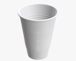 Plastic Cup Tableware 3D-Modell