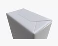 Coffee Paper Package Box Mock-Up 3D-Modell