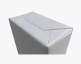 Coffee Paper Package Box Mock-Up Modèle 3d