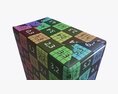 Coffee Paper Package Box Mock-Up Modelo 3d
