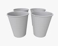 Plastic Paper Coffee Cup Holder 3D-Modell