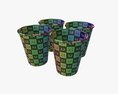 Plastic Paper Coffee Cup Holder Modelo 3d