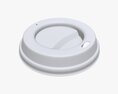 Biodegradable Paper Coffee Cup Lid 3d model