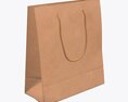 Paper Bag Large With String Handle 3d model