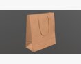 Paper Bag Large With String Handle Modello 3D