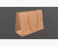 Paper Bag Medium With String Handle 3D 모델 