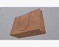 Paper Bag Medium With String Handle 3d model