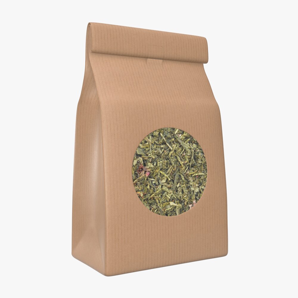 Tea Craft Paper Package 3D model