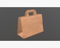 Paper Bag Medium With Handle Modello 3D