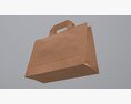 Paper Bag Medium With Handle 3d model
