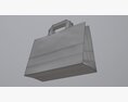 Paper Bag Medium With Handle Modèle 3d