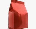 Plastic Coffee Bag Package Packet Small Mock-Up Modelo 3D