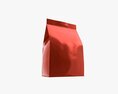Plastic Coffee Bag Package Packet Small Mock-Up Modèle 3d