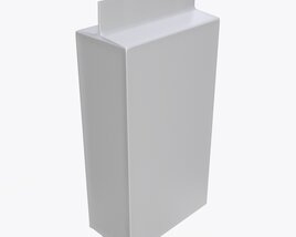 Plastic Coffee Bag Package Packet 03 Mock-Up 3D模型
