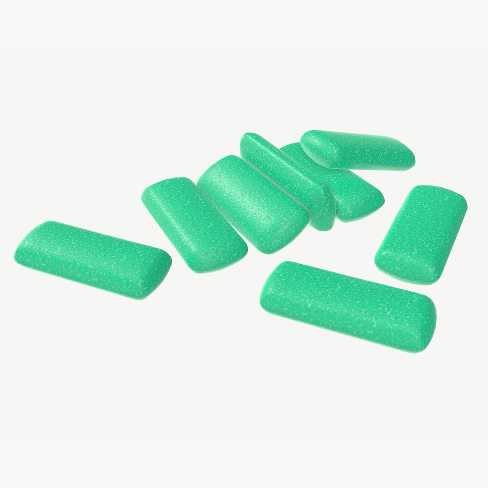 Chewing Gum 04 3D model