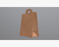 Paper Bag Large With Handle 3D-Modell