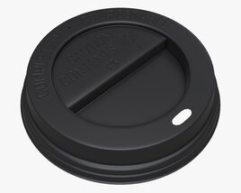 Plastic Coffee Lid Modelo 3d