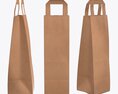 Paper Bag Slim With Handle 3D-Modell
