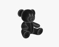 Bear Teddy Plush Toy Pink Baby Ty Princess 3Dモデル