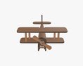 Wooden Children's Airplane Modelo 3D