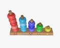 Scores Wooden Toy 3D-Modell