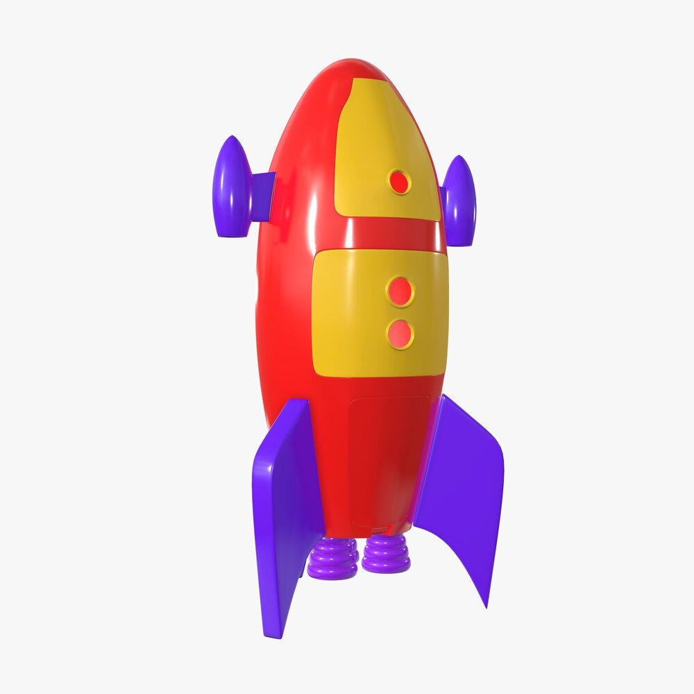 Rocket Toy 3D 모델 