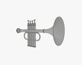 Plastic Trumpet 3d model