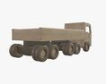 Truck Wooden 2 3D模型