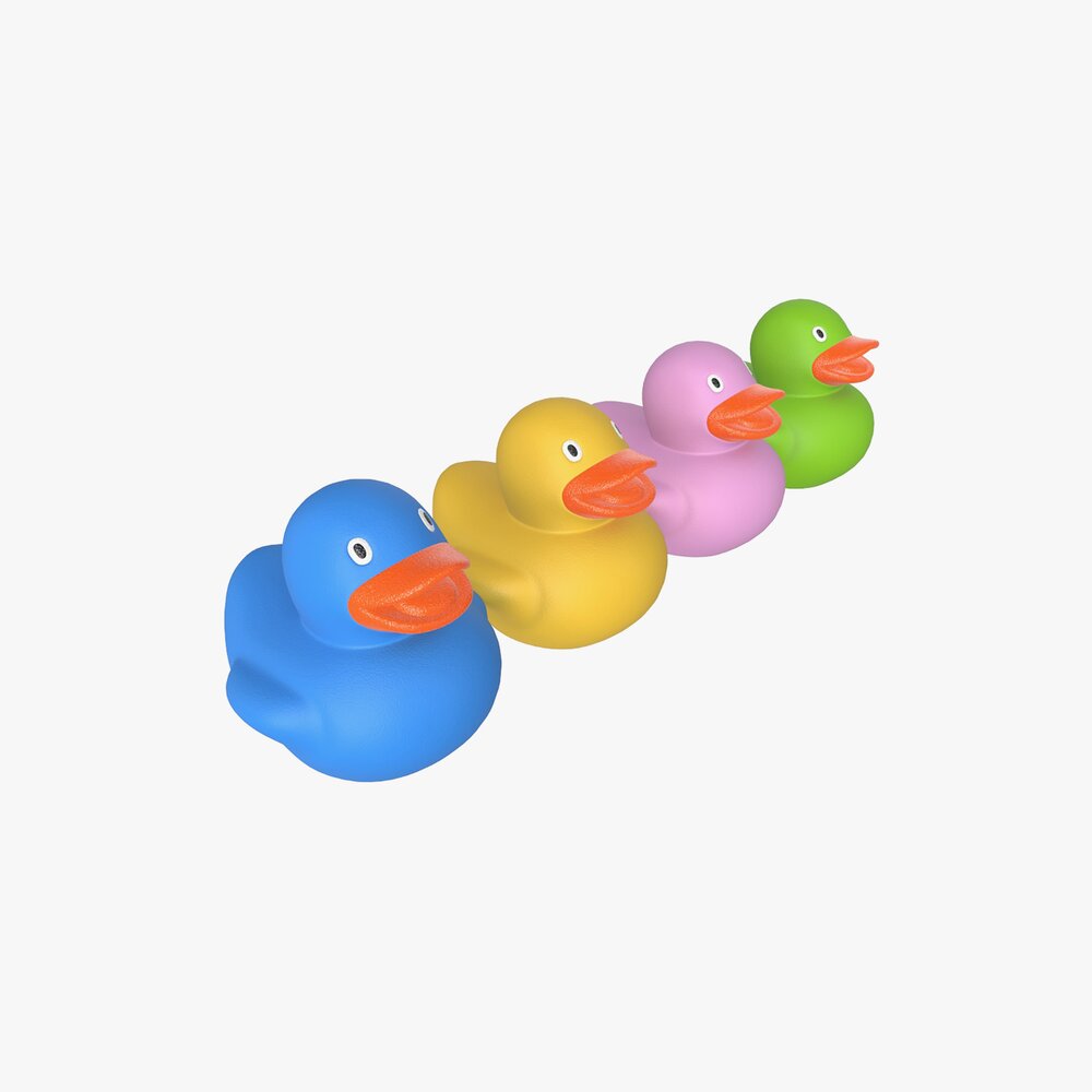 Duck Toy 3D 모델 