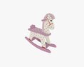 Rocking Horse Wooden Toy 2 3D-Modell