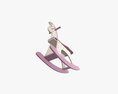 Rocking Horse Wooden Toy 2 Modelo 3D