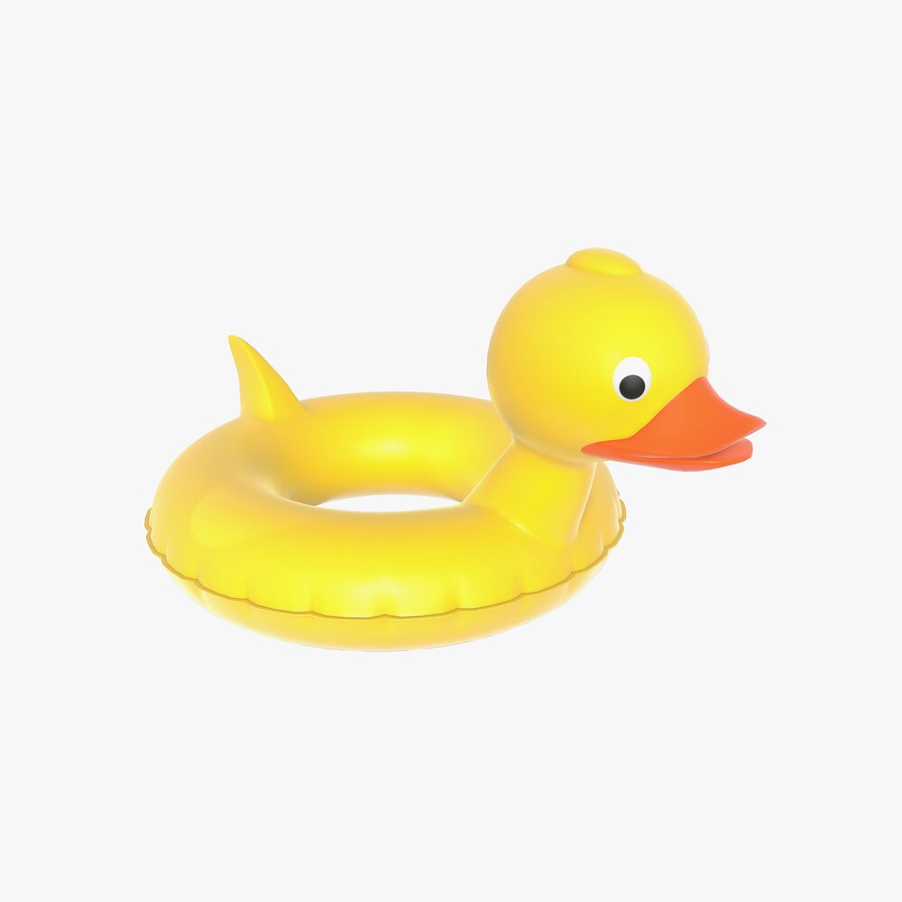 Swimming Ring Duck 3D model
