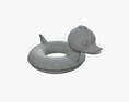 Swimming Ring Duck 3D 모델 