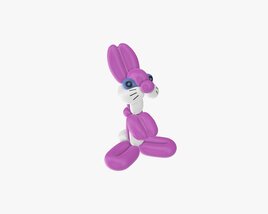 Balloon Bunny 3D model