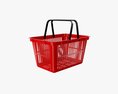 Plastic Shopping Basket 3Dモデル