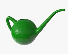Watering Can Plastic Colored 3D model