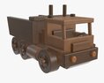 Truck Wooden 3d model